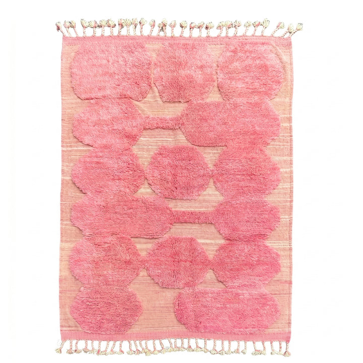 Custom Beni Ourain Rug | The Rose Quartz Tufted Rug
