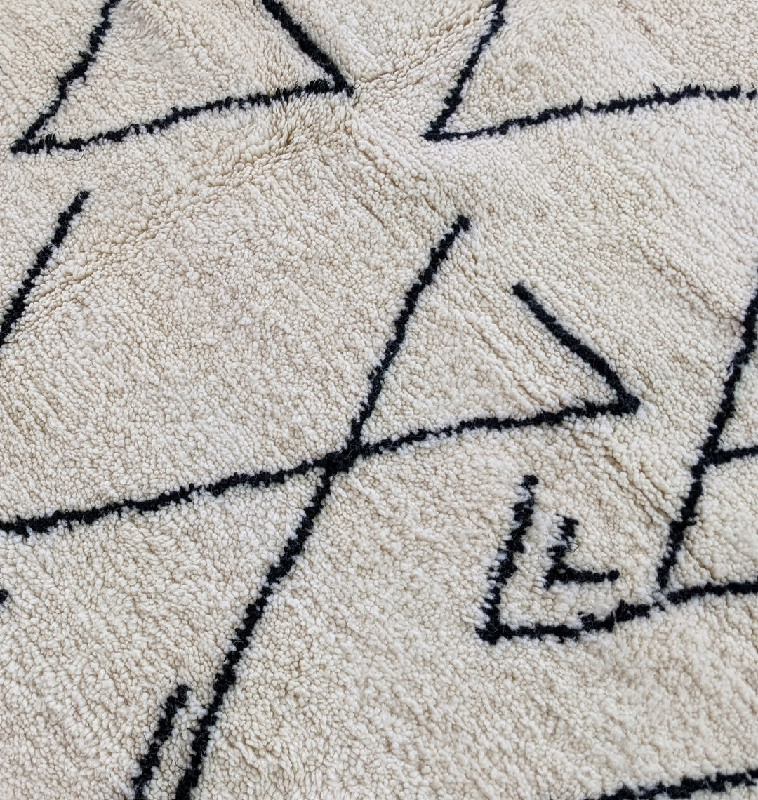 Authentic Custom Beni Ourain Rug– The Atlas Peaks Beni Ourain
