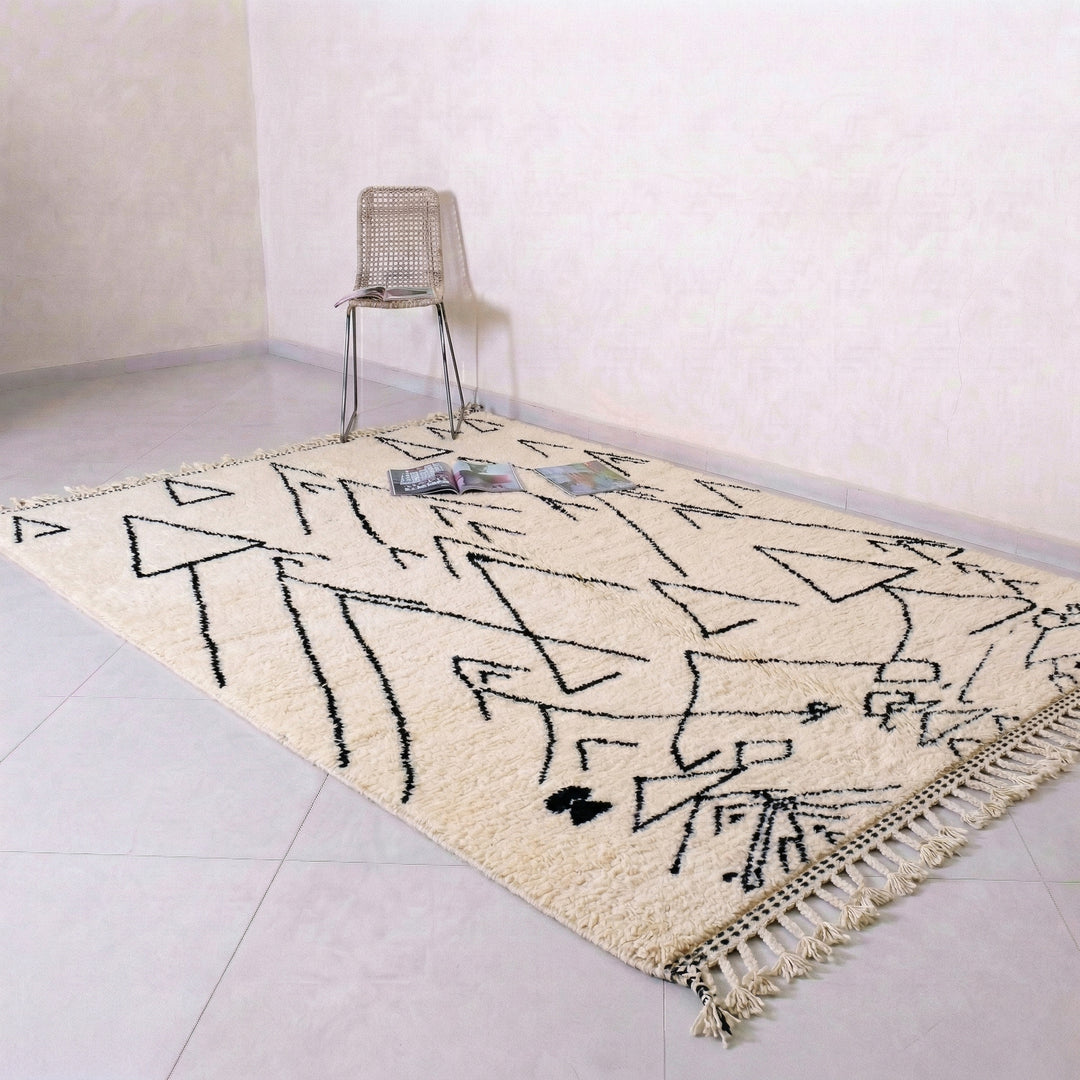 Custom Beni Ourain Rug – The Atlas Peaks Beni Ourain