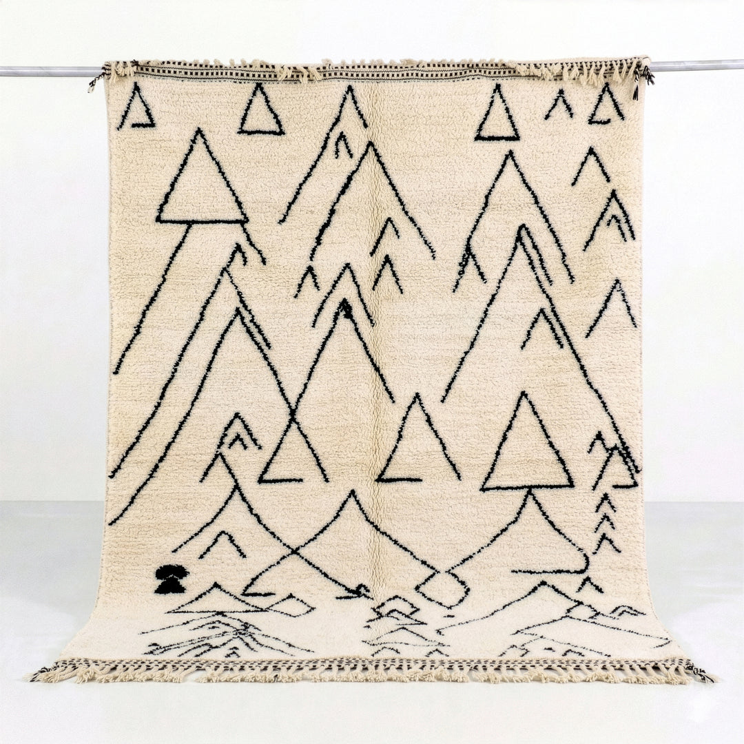 Custom Beni Ourain Rug – The Atlas Peaks Beni Ourain