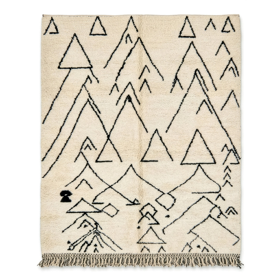 Custom Beni Ourain Rug – The Atlas Peaks Beni Ourain