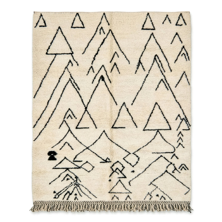 Custom Beni Ourain Rug – The Atlas Peaks Beni Ourain