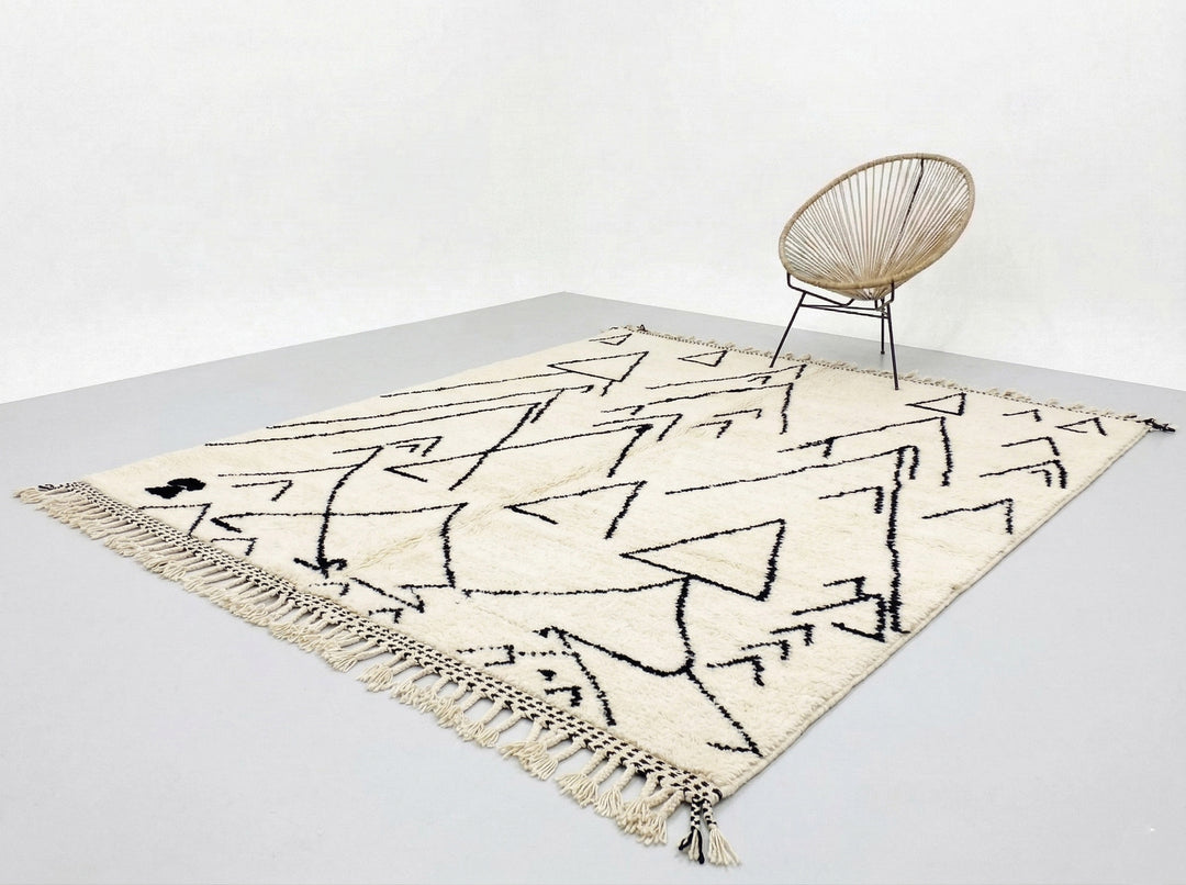 Authentic Custom Beni Ourain Rug– The Atlas Peaks Beni Ourain