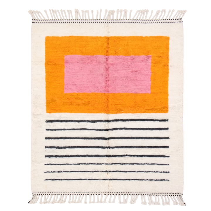 Authentic Custom Beni Ourain Rug | The Atlas Sunrise