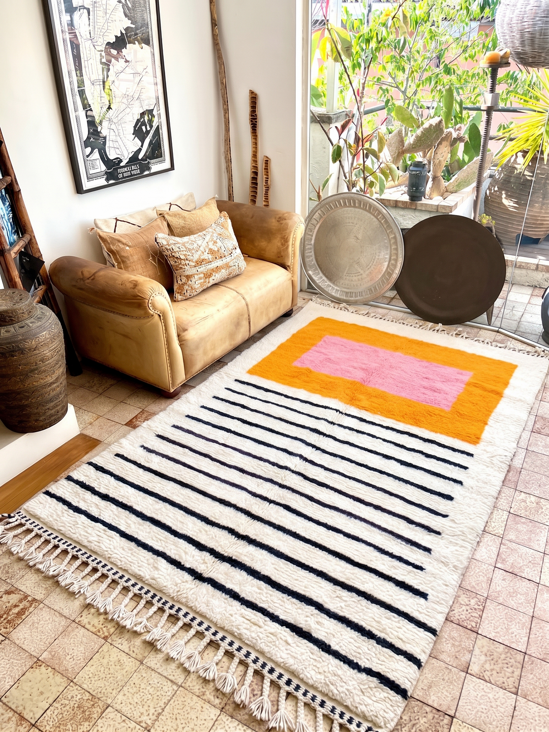 Authentic Custom Beni Ourain Rug | The Atlas Sunrise