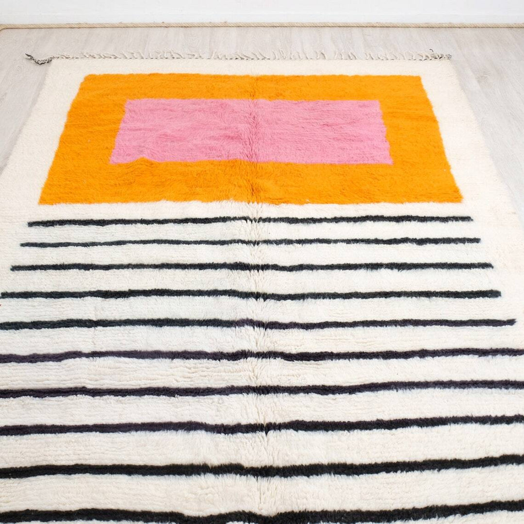 Authentic Custom Beni Ourain Rug | The Atlas Sunrise