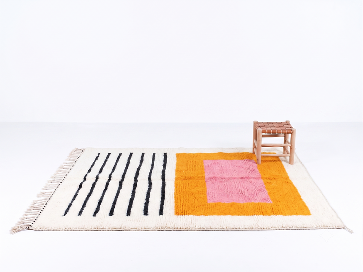 Authentic Custom Beni Ourain Rug | The Atlas Sunrise