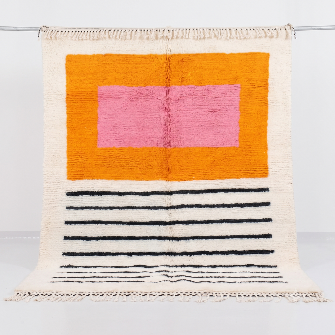 Authentic Custom Beni Ourain Rug | The Atlas Sunrise
