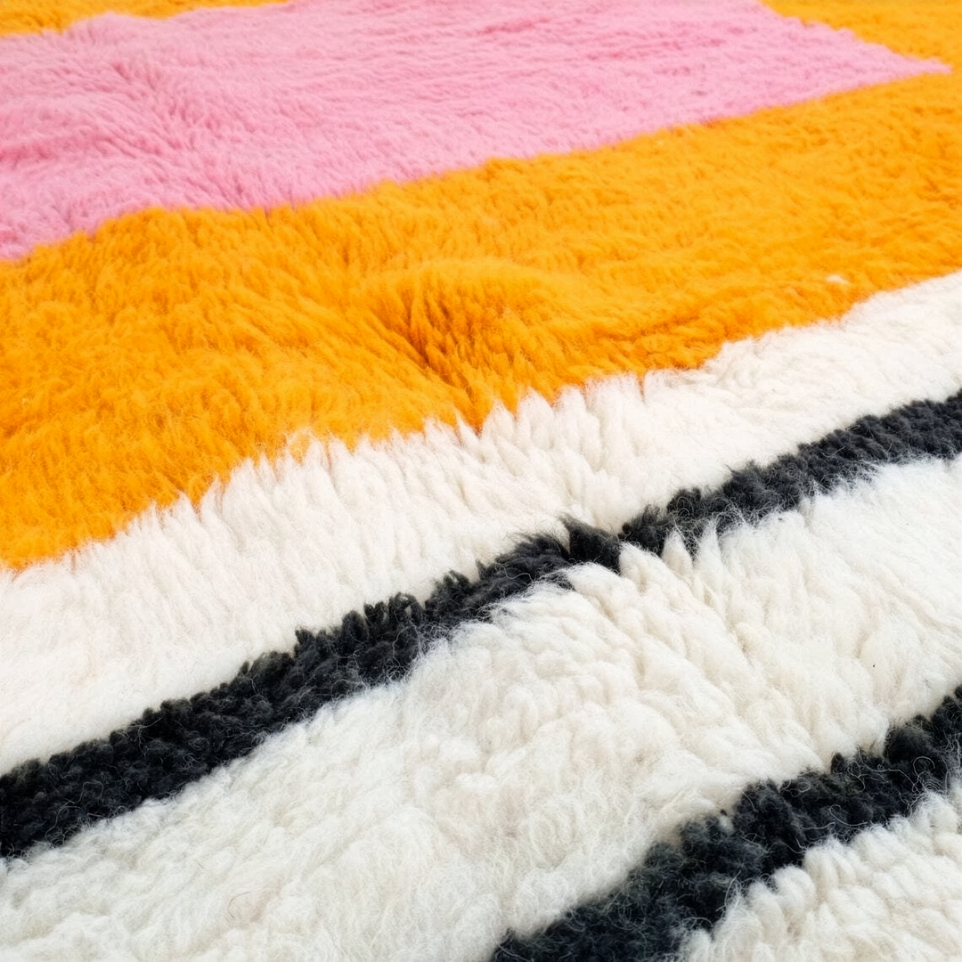 Authentic Custom Beni Ourain Rug | The Atlas Sunrise