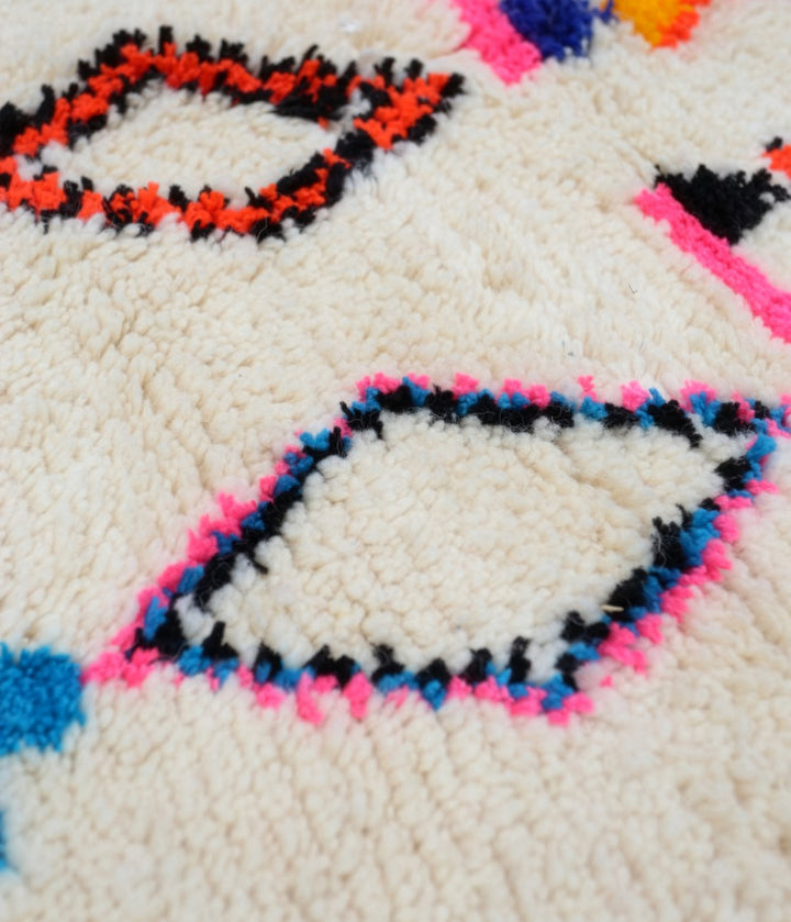 Custom Authentic Azilal Rug - Descending Diamond Motif