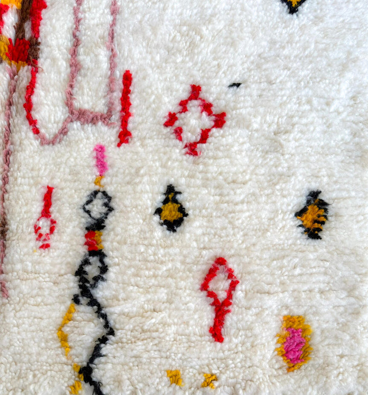 Authentic Custom Azilal Rug | Vibrant Tribal Canvas