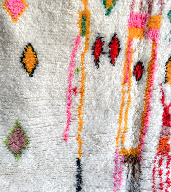 Authentic Custom Azilal Rug | Vibrant Tribal Canvas