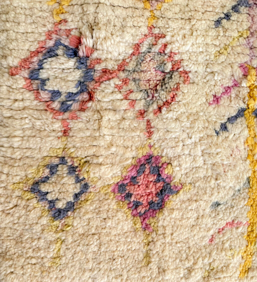 Authentic Custom Azilal Rug | Pastel Geometric &amp; Tree of Life