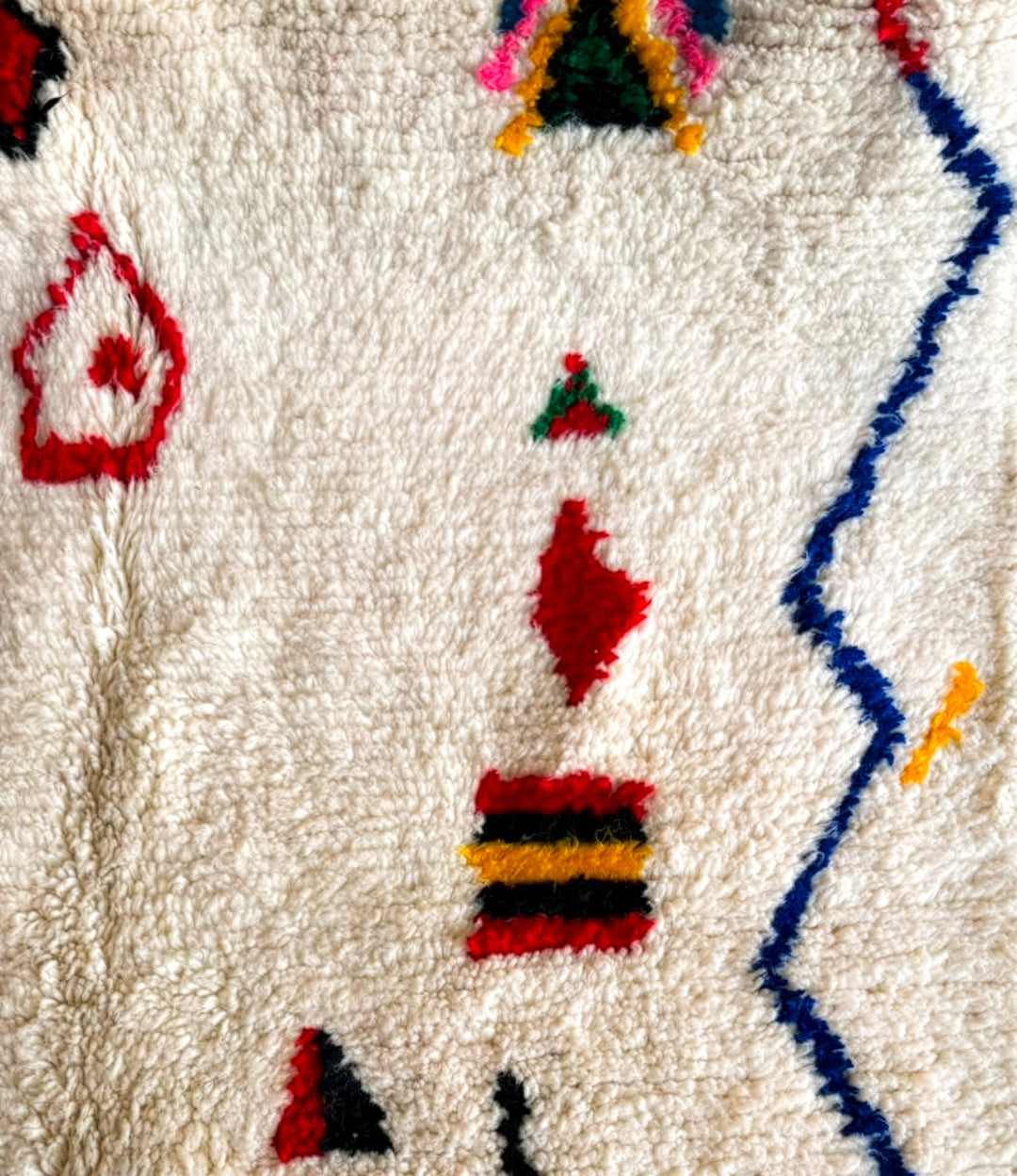 Custom Authentic Azilal Rug – Vibrant Eclectic Geometric Canvas