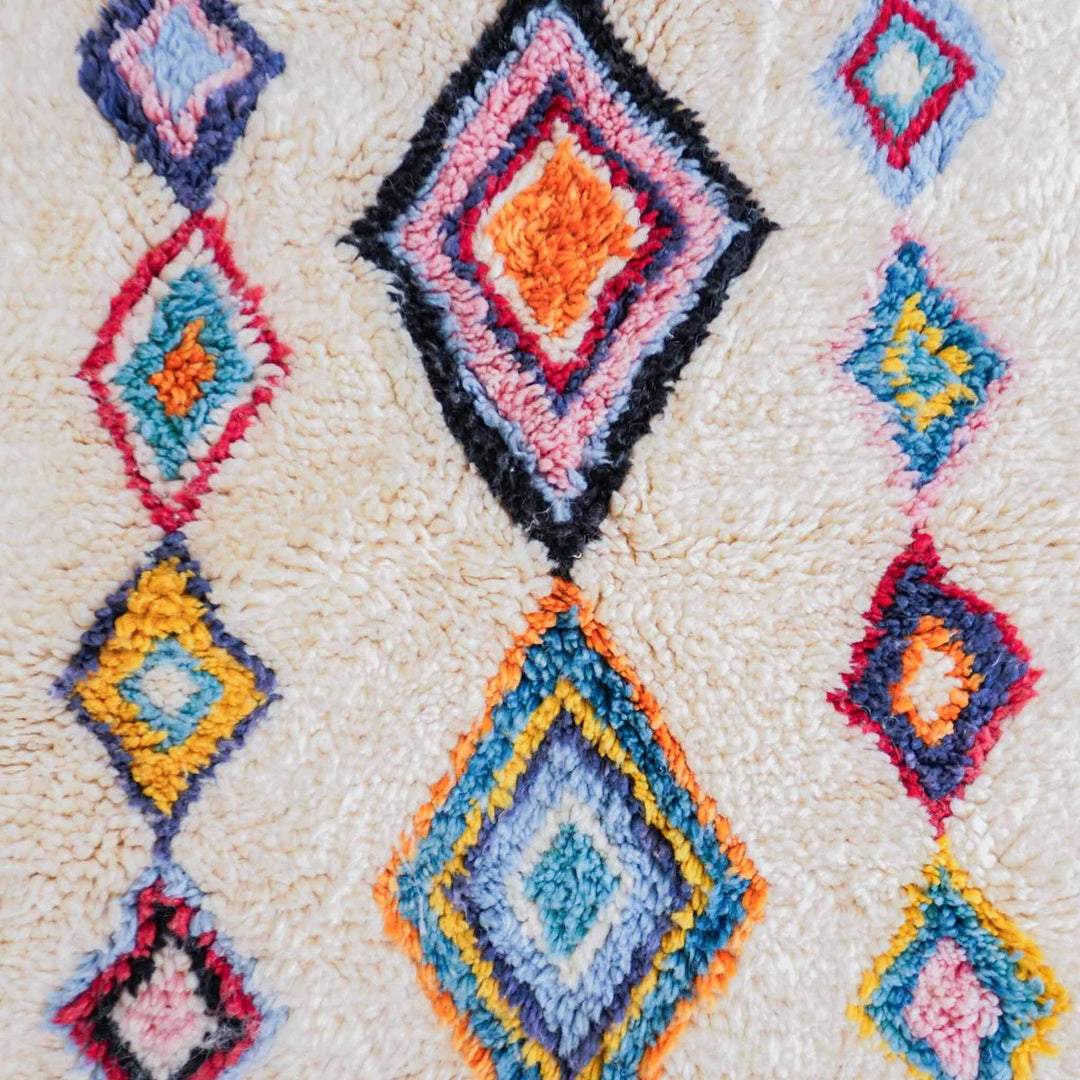 Custom Azilal Rug – Colorful Diamond