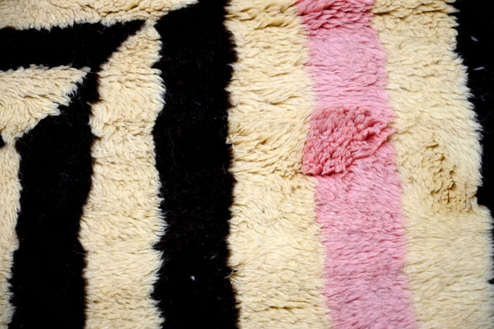 Custom Beni Mrirt Rug | Dunes Haven Abstract Lattice