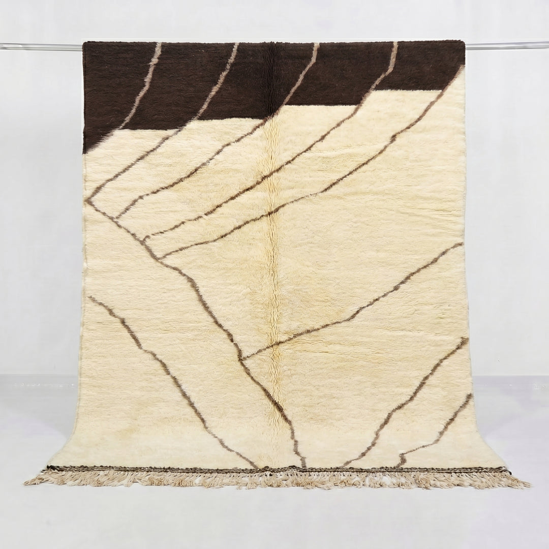 Tapis Beni Mrirt Sur Mesure | Harmonie de Couleurs Terre