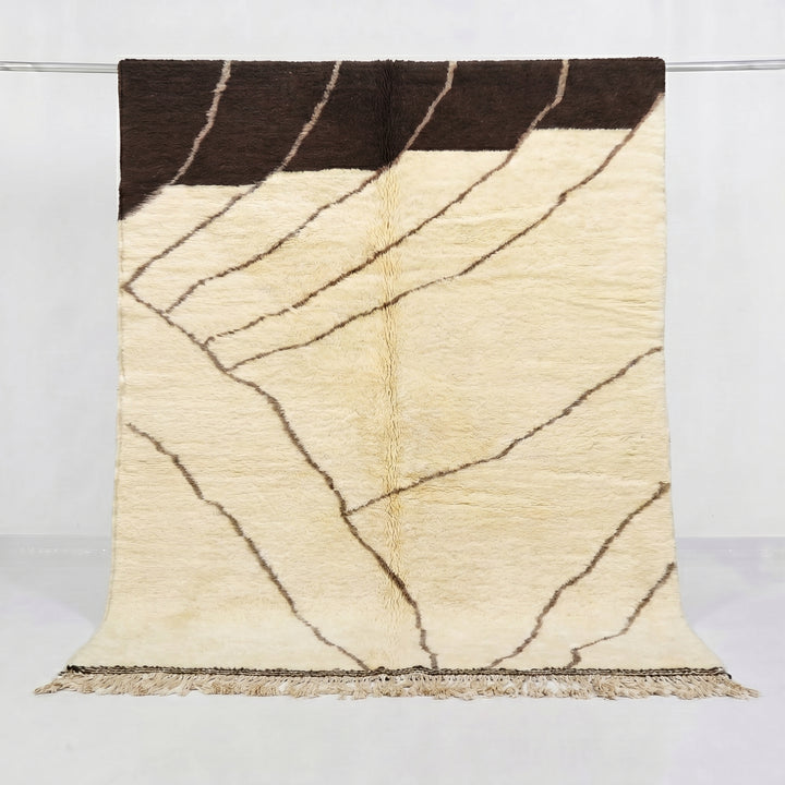 Tapis Beni Mrirt Sur Mesure | Harmonie de Couleurs Terre