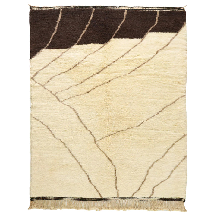 Tapis Beni Mrirt Sur Mesure | Harmonie de Couleurs Terre