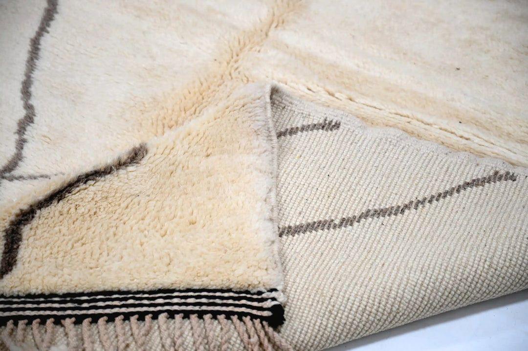 Tapis Beni Mrirt Sur Mesure | Harmonie de Couleurs Terre