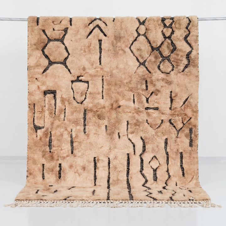Custom Beni Mrirt Rug | Tribal Treasures Hand-Knotted