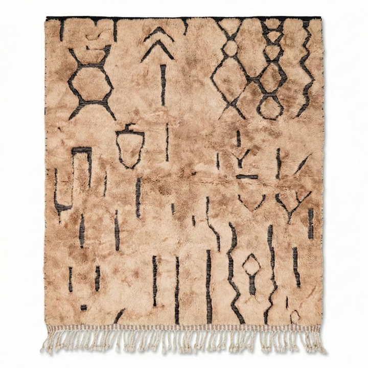 Custom Beni Mrirt Rug | Tribal Treasures Hand-Knotted