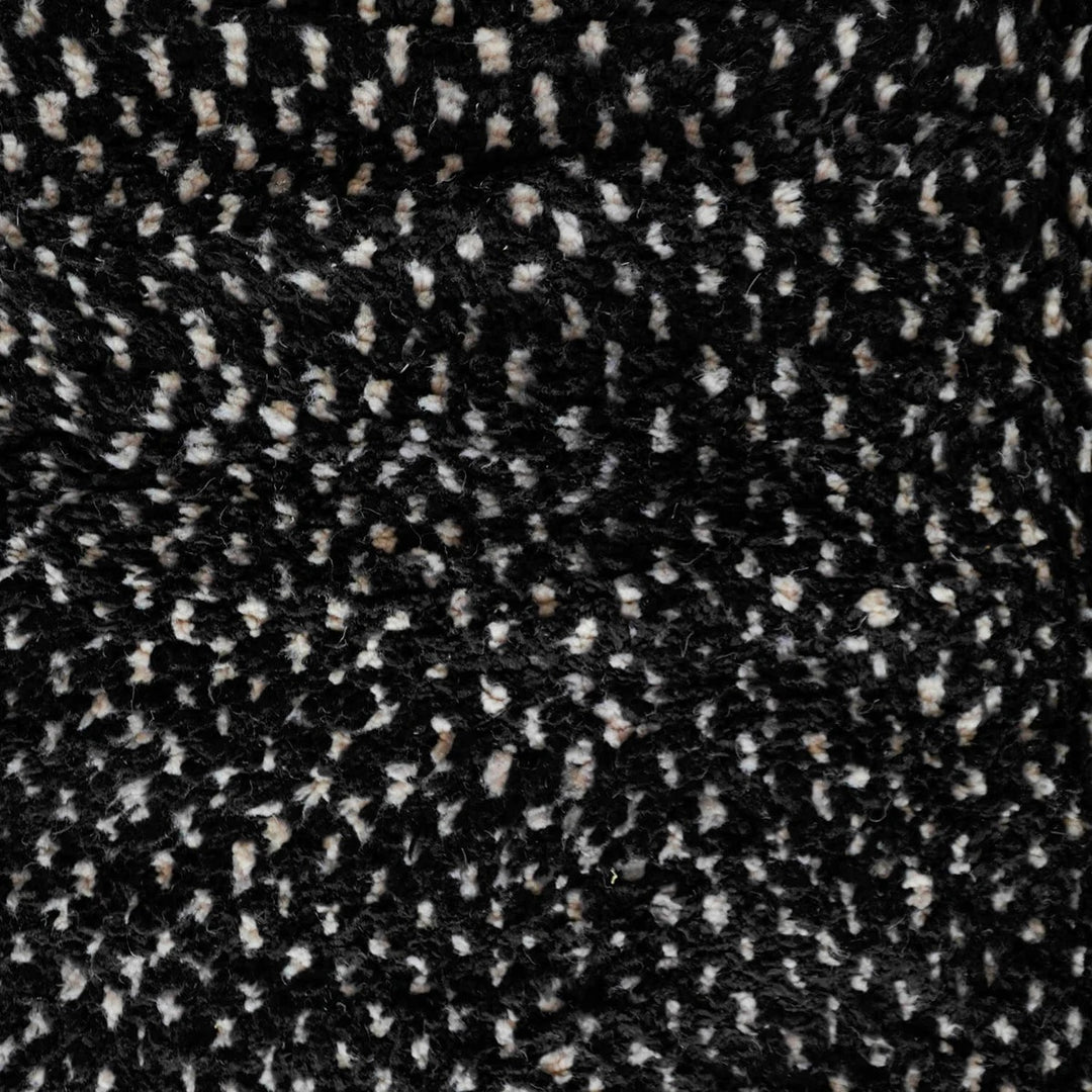 Authentic Custom Beni Ourain Rug | Black &amp; Cream Flecked