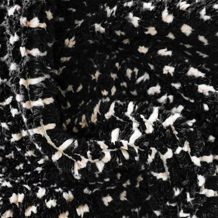Custom Beni Ourain Rug - Black &amp; Cream Flecked