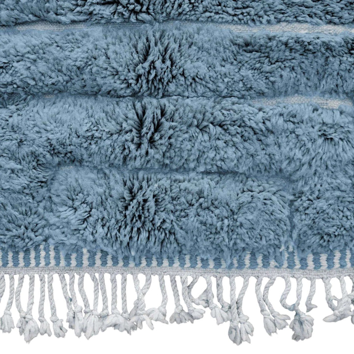 Custom Beni Ourain Rug - Blue Compass