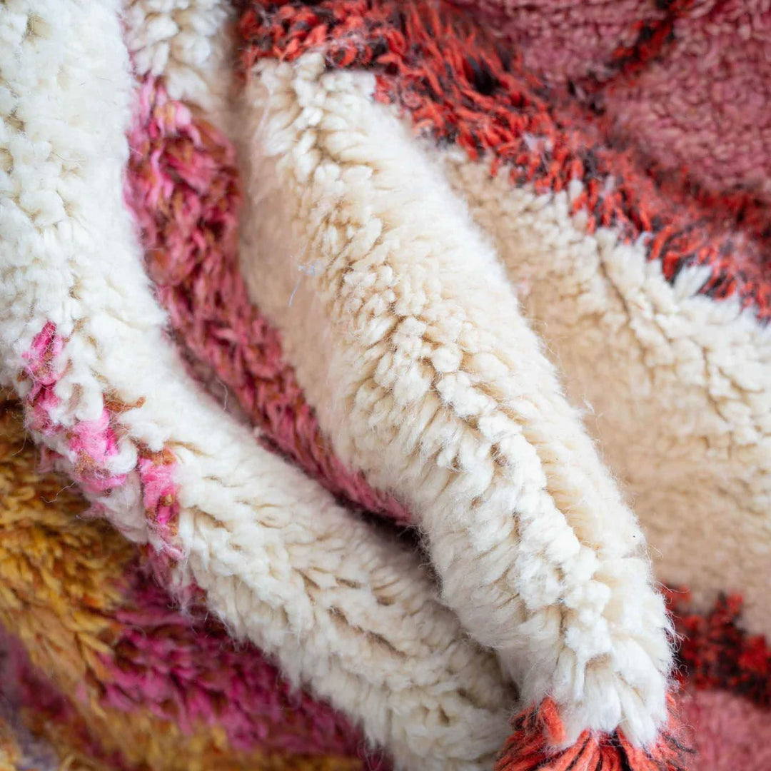 Custom Beni Ourain Rug - Sahara Sunset Dreams