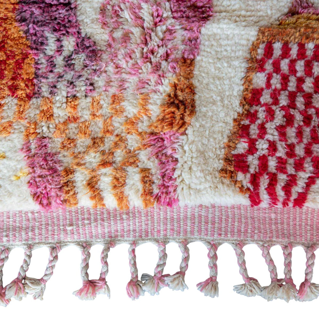 Authentic Custom Beni Ourain Rug | Sahara Sunset Dreams
