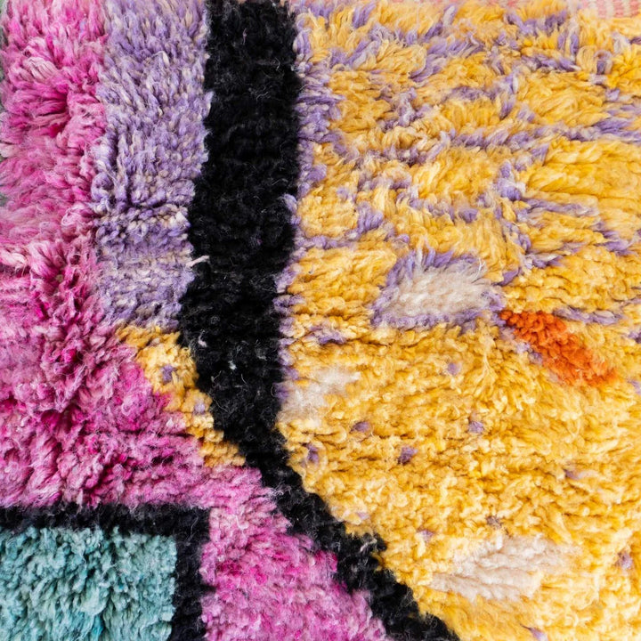 Custom Beni Ourain Rug – Abstract Colorblock