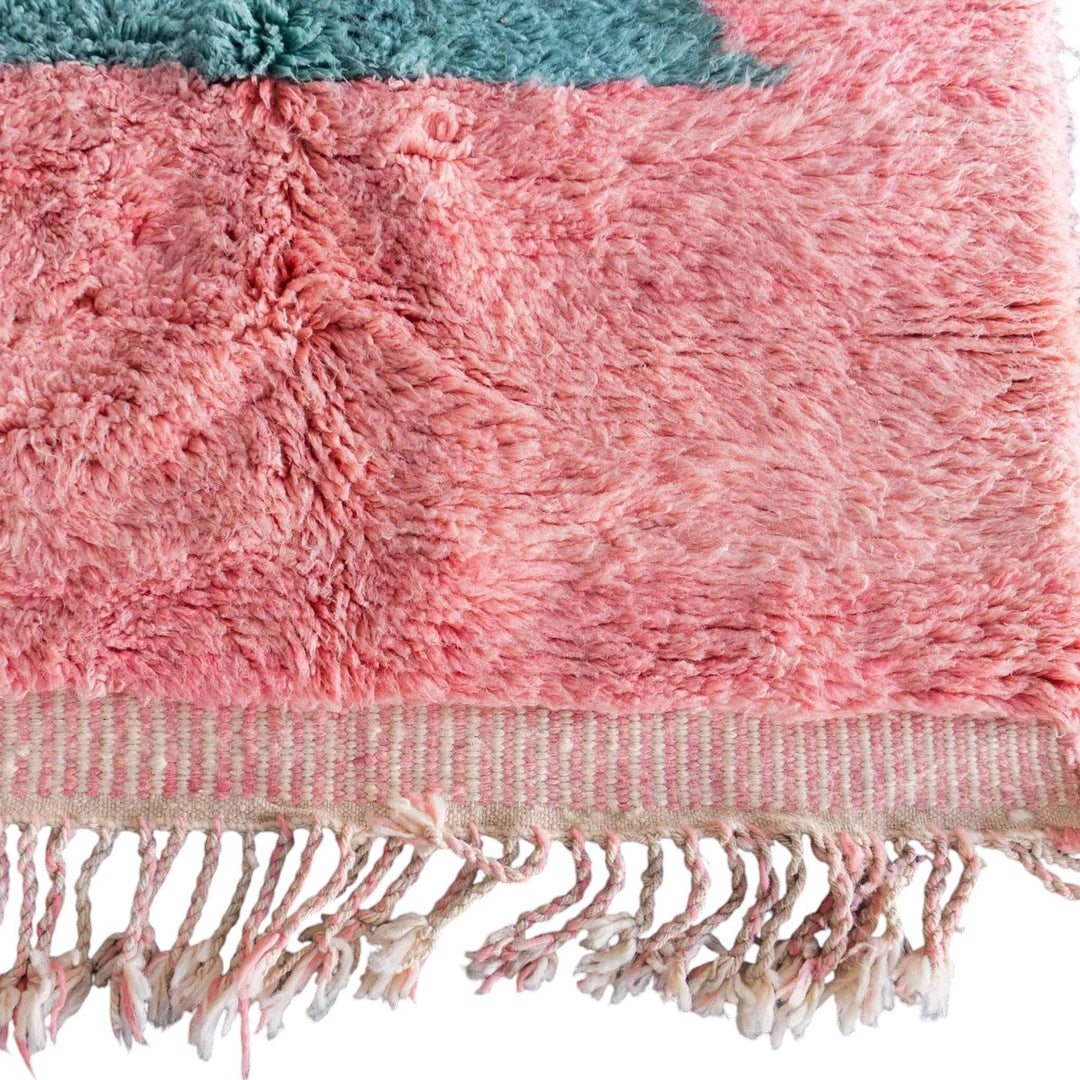 Authentic Custom Beni Ourain Rug – Abstract Colorblock