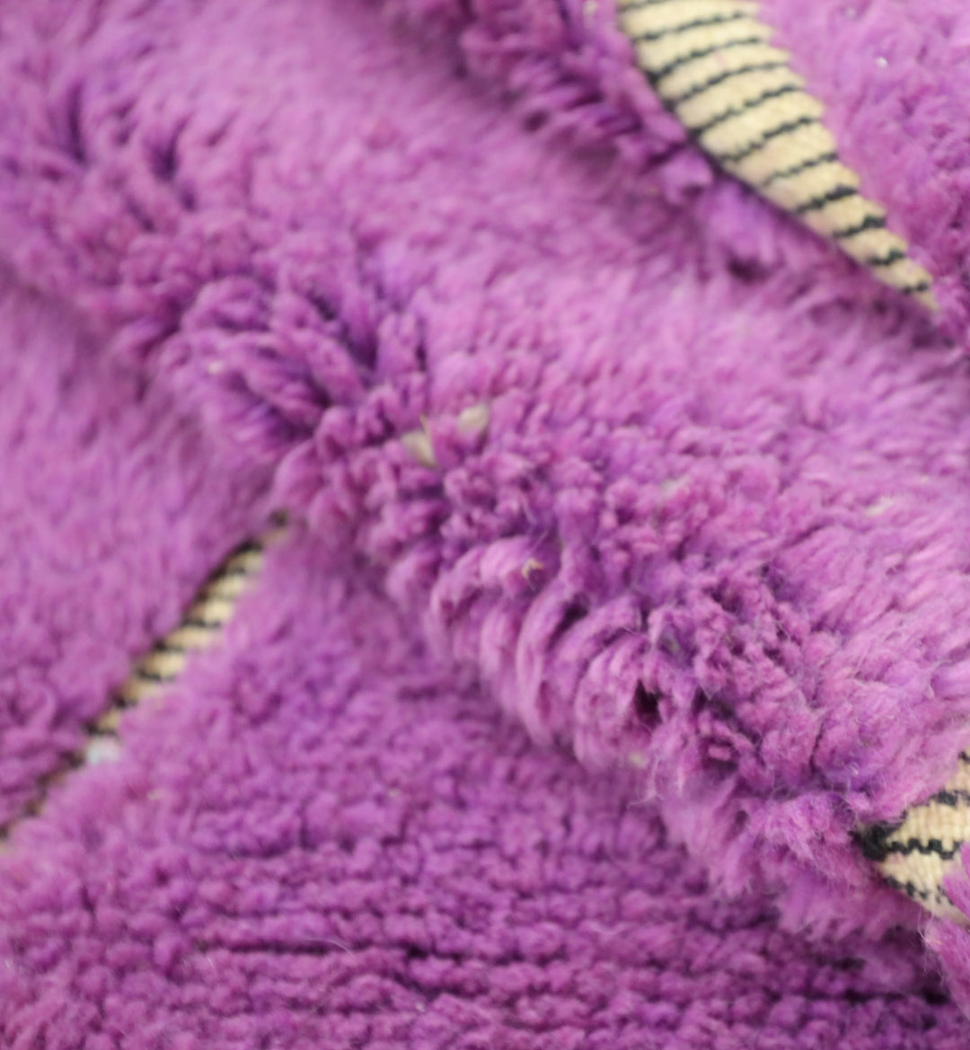 Custom Beni Ourain Rug | Amethyst Purple
