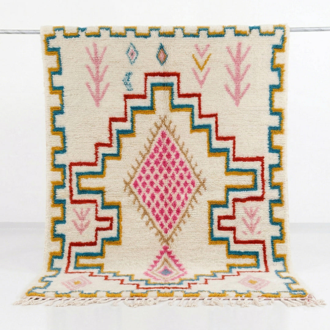Authentic Custom Beni Ourain Rug | Bright Tribal Plush