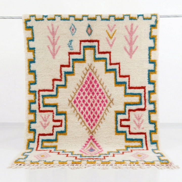 Authentic Custom Beni Ourain Rug | Bright Tribal Plush