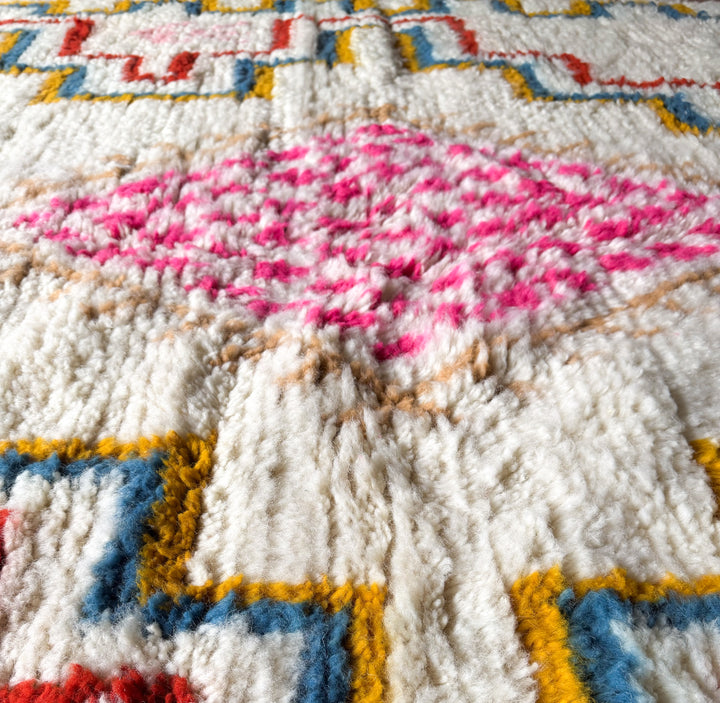 Authentic Custom Beni Ourain Rug | Bright Tribal Plush