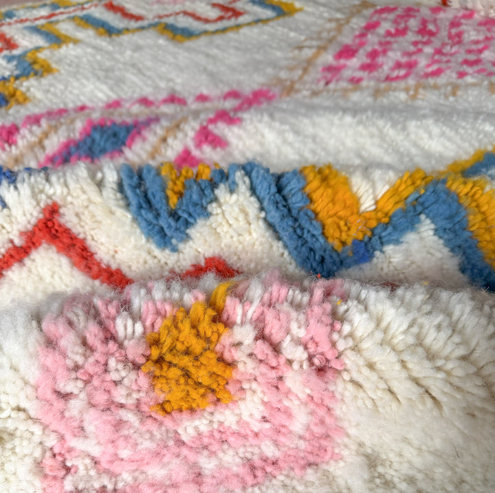 Authentic Custom Beni Ourain Rug | Bright Tribal Plush