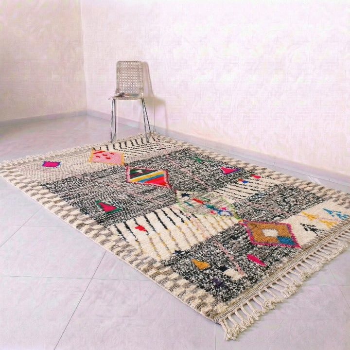Authentic Custom Beni Ourain Rug | Medina Prism