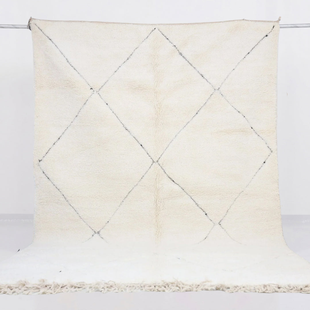 Tapis Beni Ouarain sur mesure | Losanges géométriques classiques