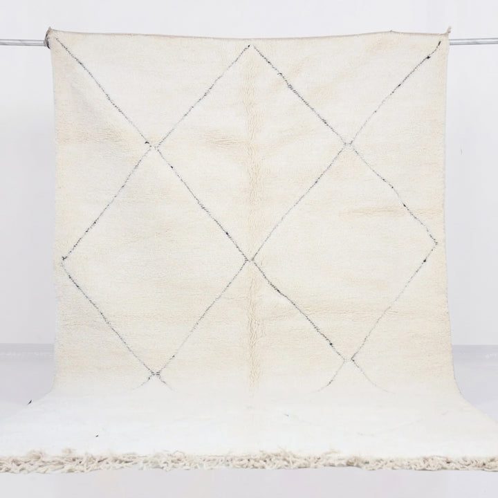 Tapis Beni Ouarain sur mesure | Losanges géométriques classiques