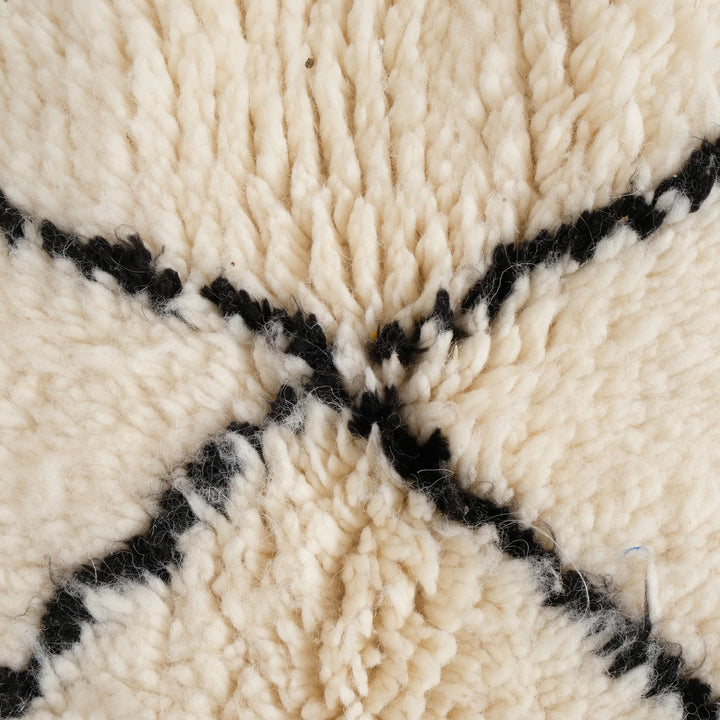 Authentic Custom Beni Ourain Rug | Classic Large Diamond Design