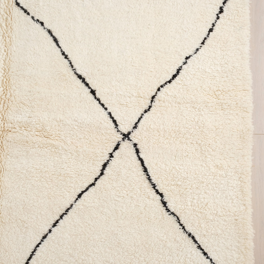 Authentic Custom Beni Ourain Rug | Classic Large Diamond Design
