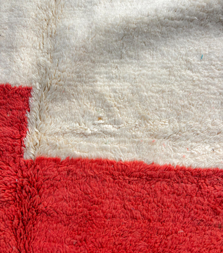 Tapis Beni Ourain sur mesure | Color block et motifs géométriques Safran