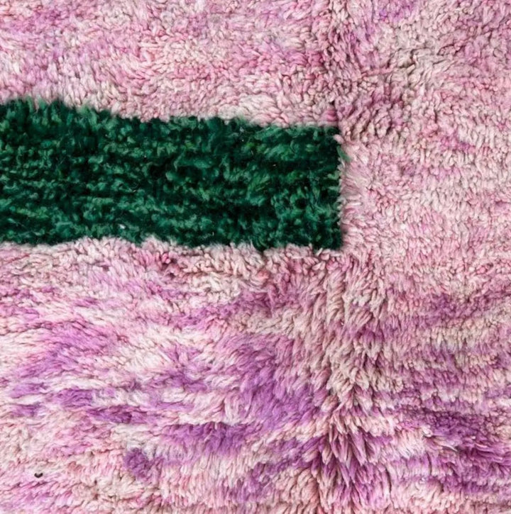 Authentic Custom Beni Ourain Rug | Colorful Modern Geometric Art