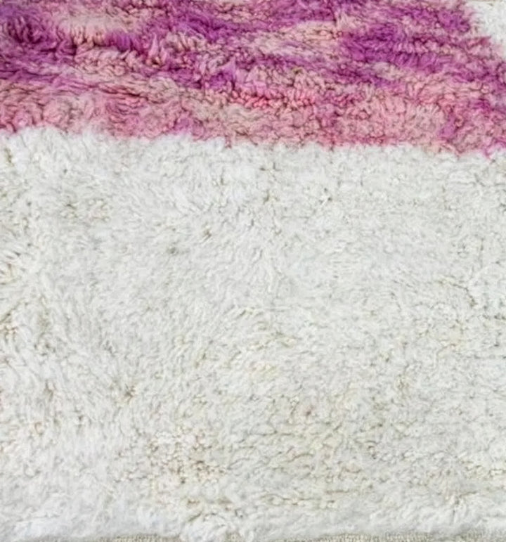 Authentic Custom Beni Ourain Rug | Colorful Modern Geometric Art
