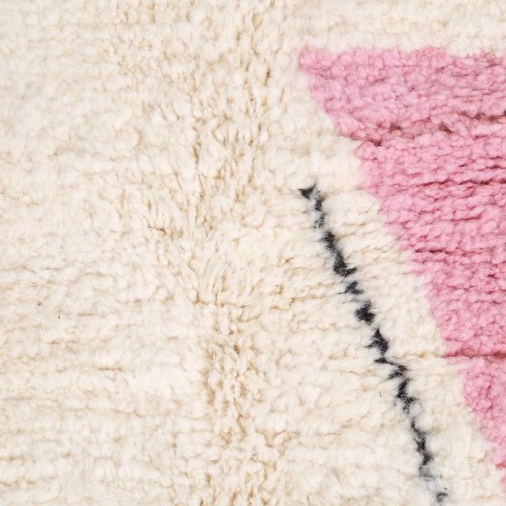 Custom Beni Ourain Rug | Contemporary Sunset Geometric