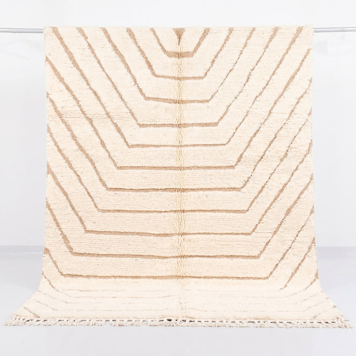 Custom Beni Ourain Rug | Cream &amp; Natural Beige