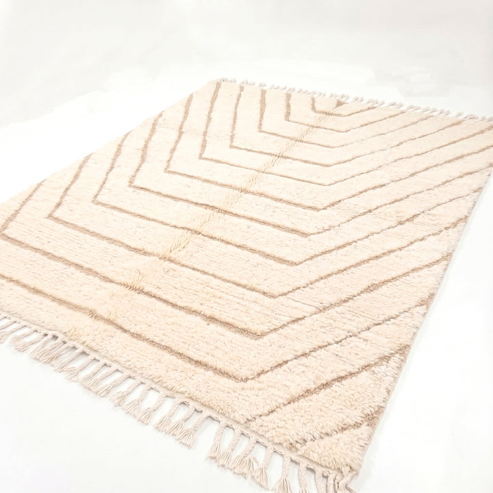 Custom Beni Ourain Rug | Cream &amp; Natural Beige