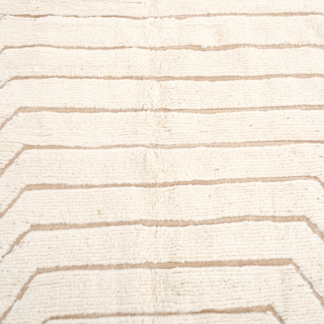 Custom Beni Ourain Rug | Cream &amp; Natural Beige
